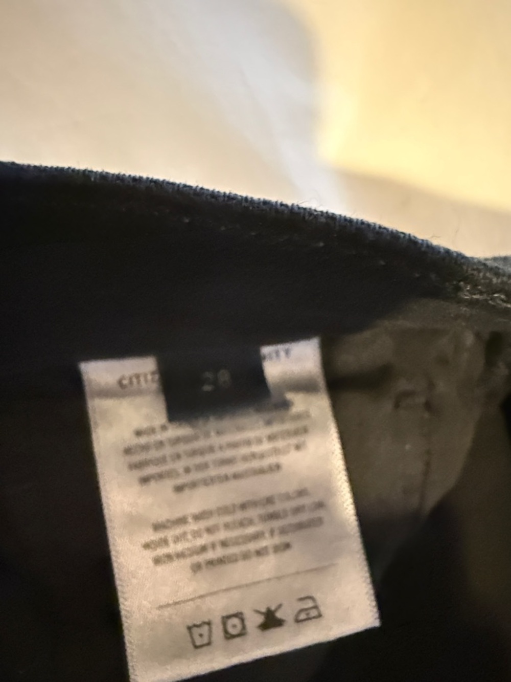 Citizens Of Humanity Skyla Black Straight leg Jeans size 28 - Picture 5 of 8